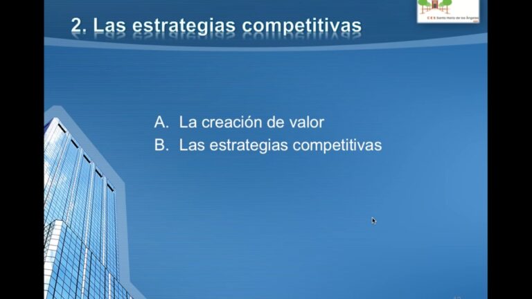 Estrategias Competitivas para una Planificaci&oacute;n Empresarial Efectiva