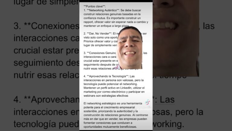 Networking: Clave para el Crecimiento Empresarial